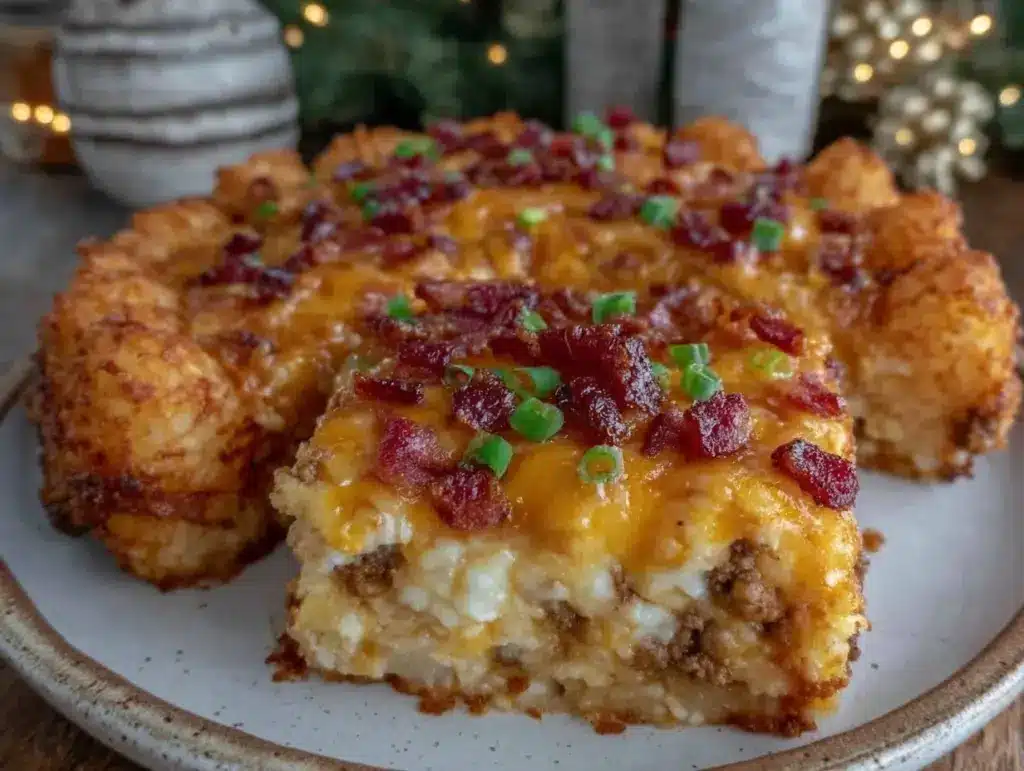 loaded tater tot casserole - featured image