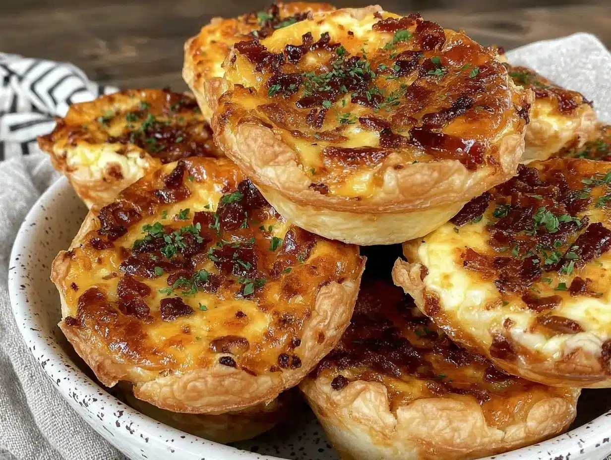 mini quiche Lorraine bites preparation steps
