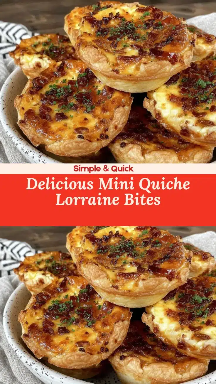 mini quiche Lorraine bites recipe