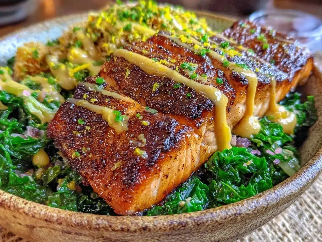 miso-glazed salmon bowl preparation steps