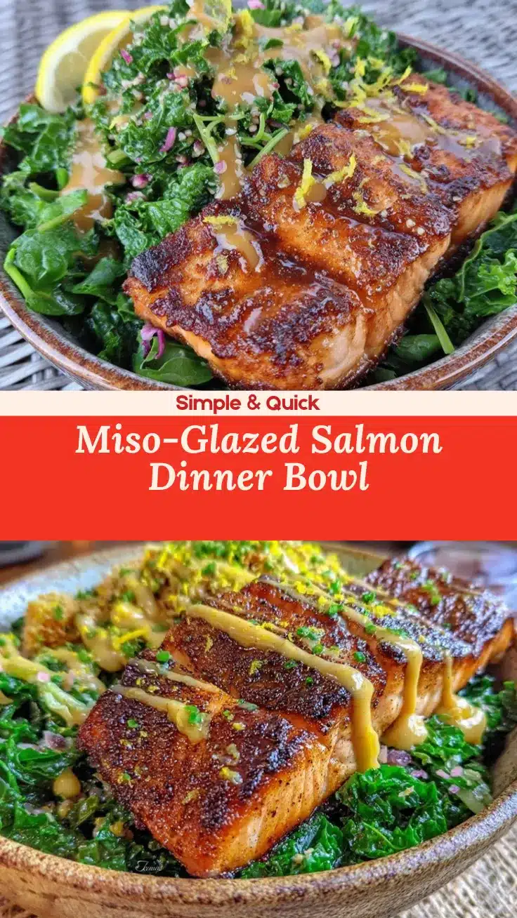 miso-glazed salmon bowl recipe