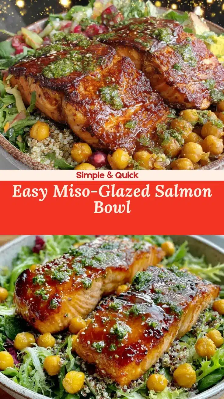 miso-glazed salmon bowl recipe