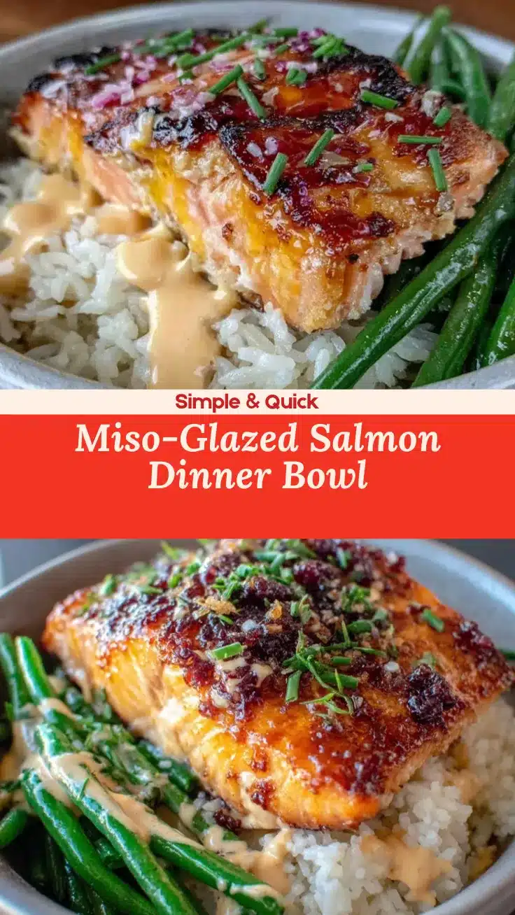 miso-glazed salmon dinner bowl recipe