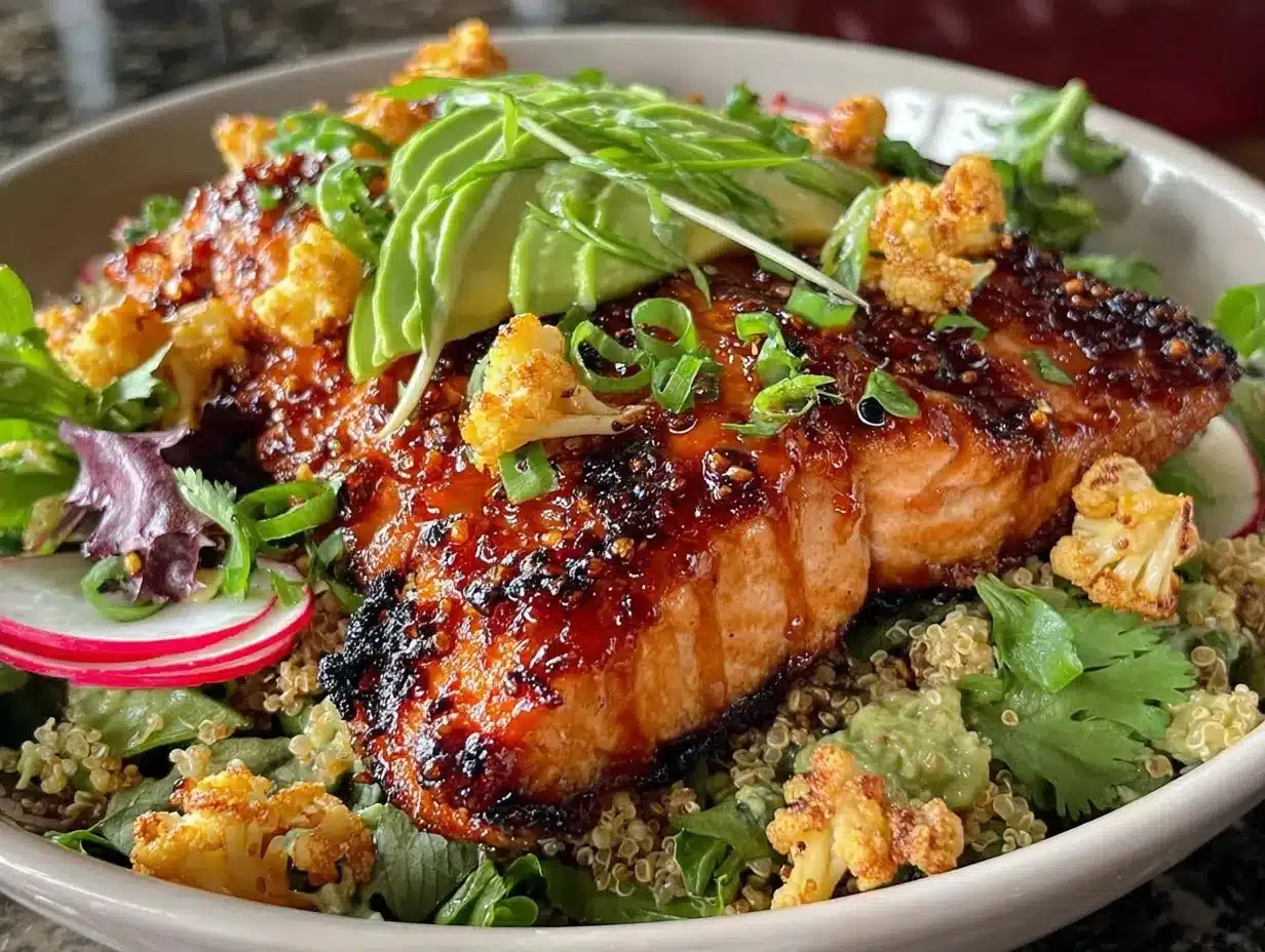 miso-glazed salmon nourish bowl preparation steps