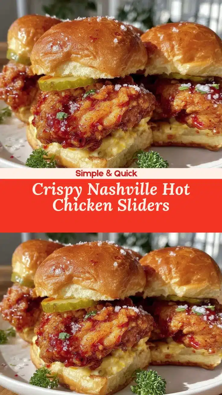 Nashville hot chicken sliders recipe