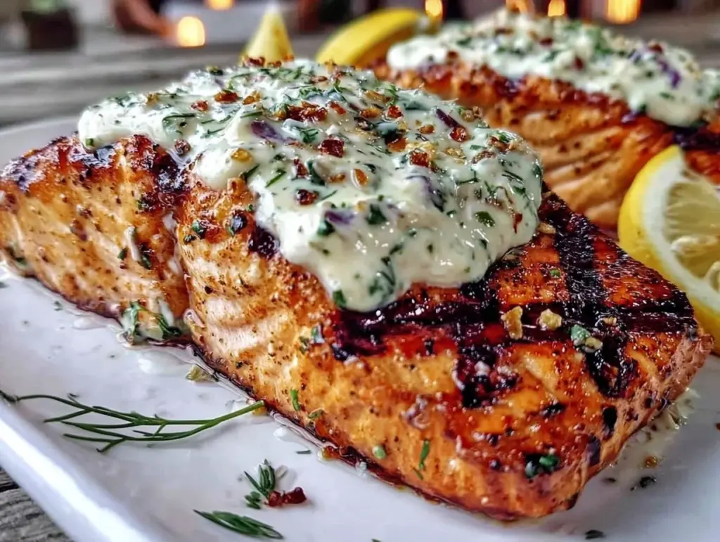 Norwegian salmon recipe with creamy dill sauce - featured image