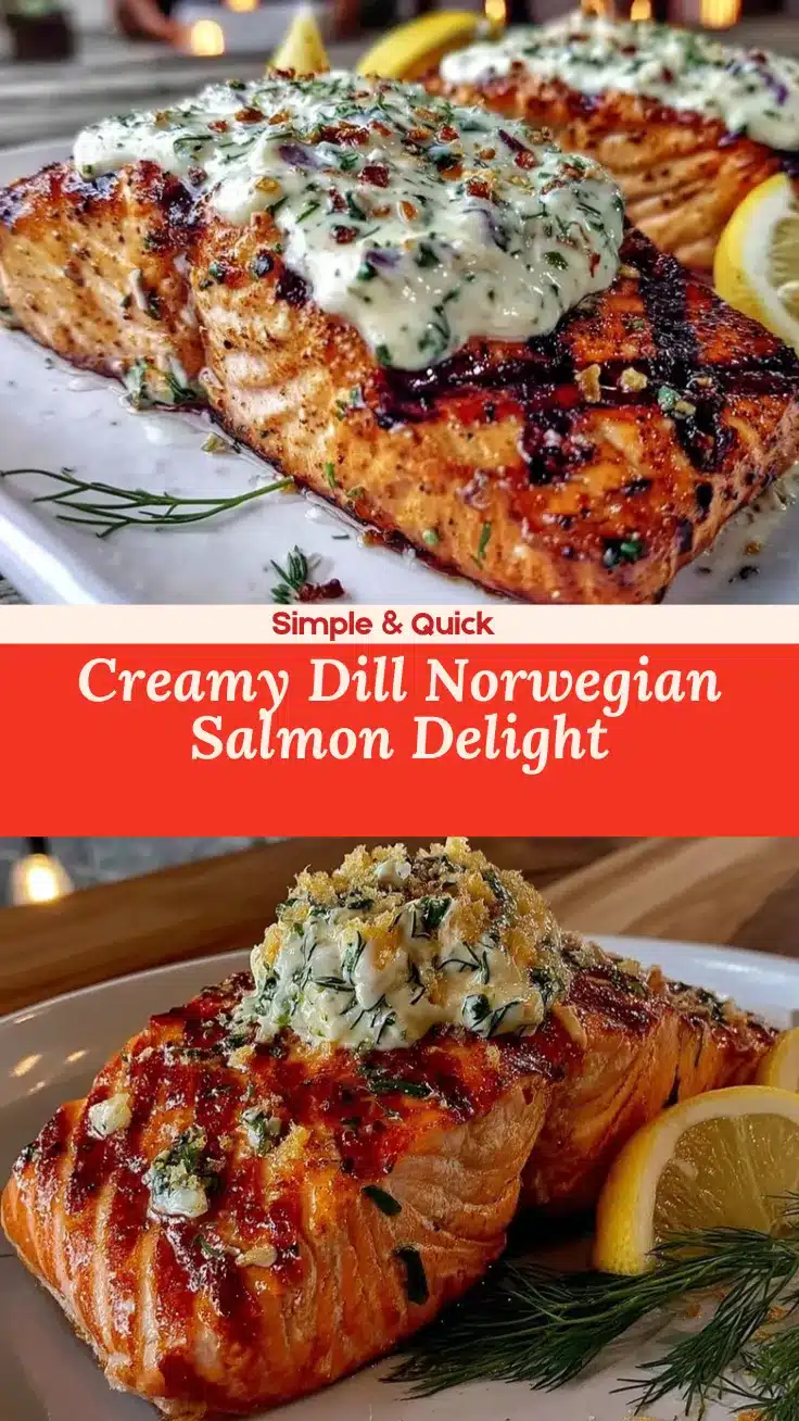 Norwegian salmon recipe with creamy dill sauce recipe