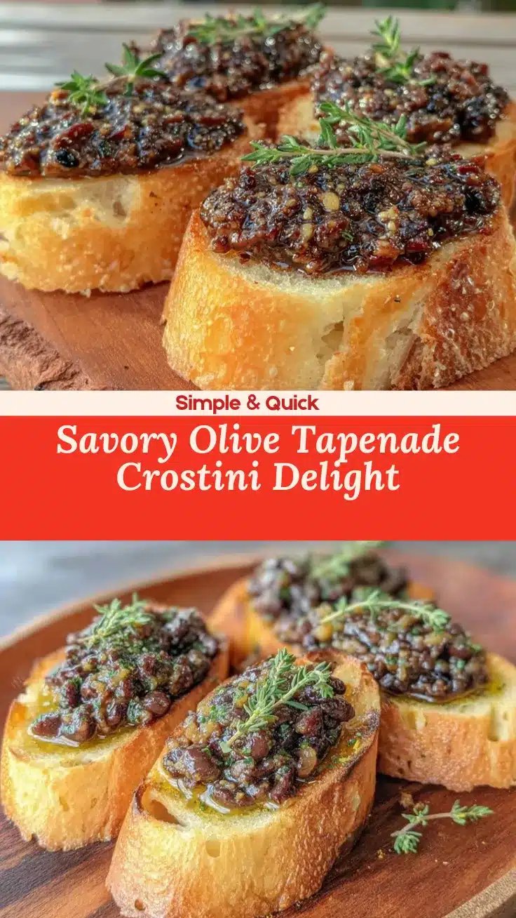 olive tapenade crostini recipe