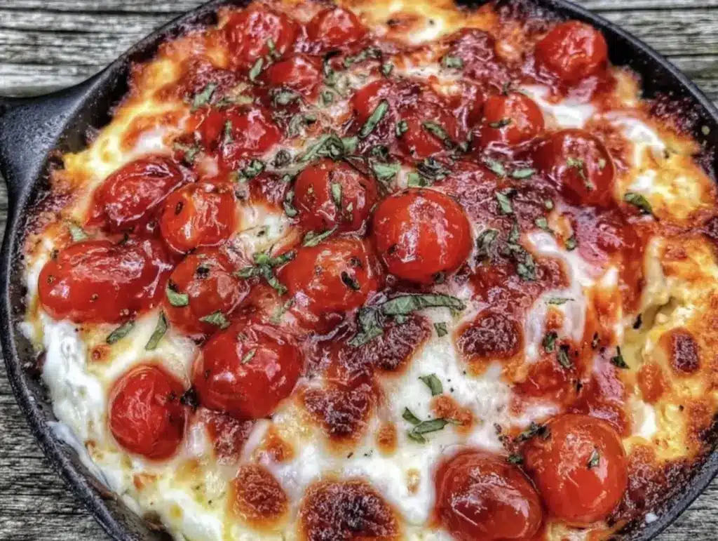 one-pan pizza dip recipe - featured image