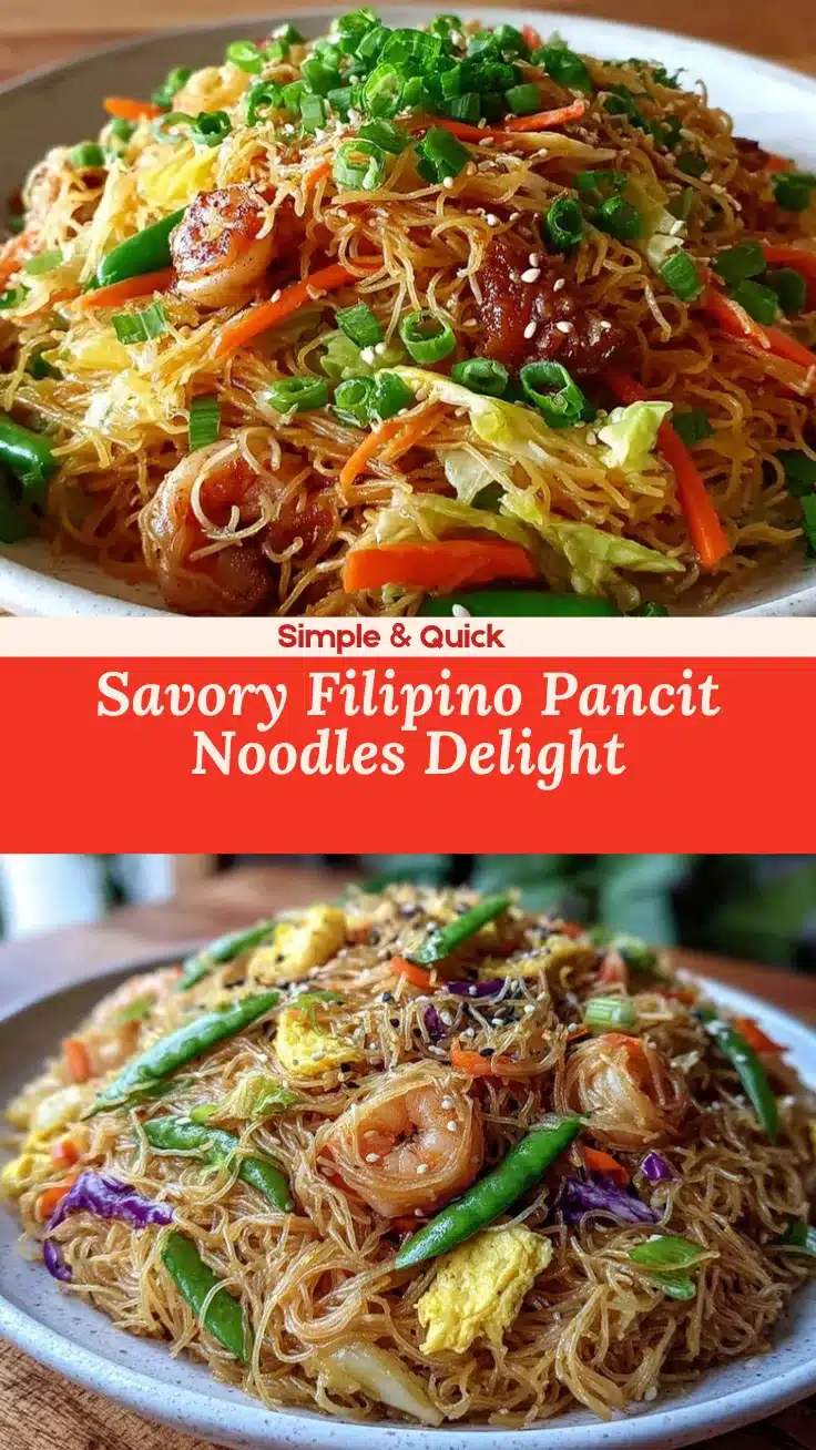 Pancit Filipino Noodles recipe