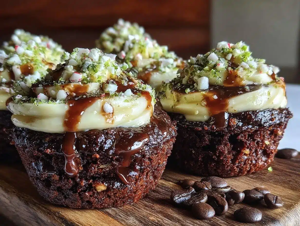 peppermint mocha muffins preparation steps
