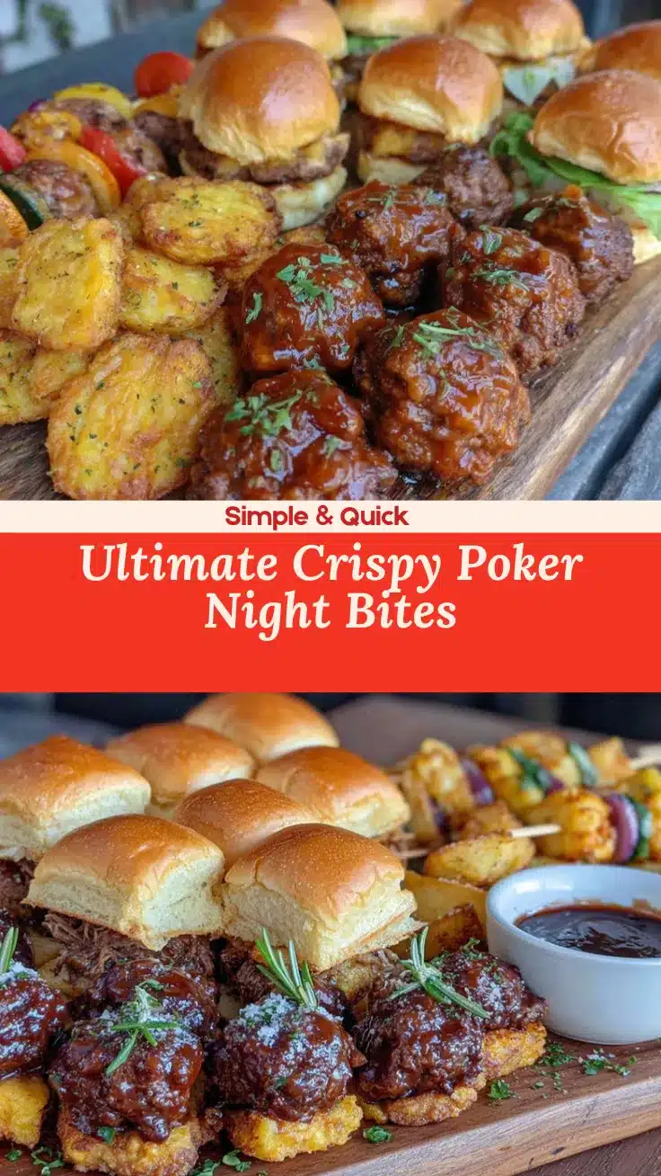 poker night finger foods recipe