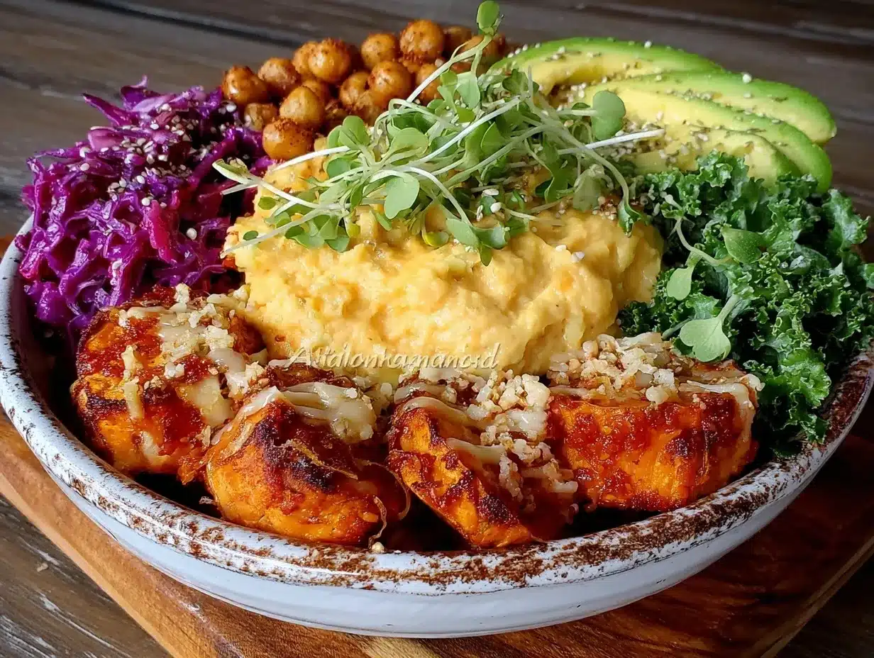 prebiotic-rich Buddha bowl preparation steps