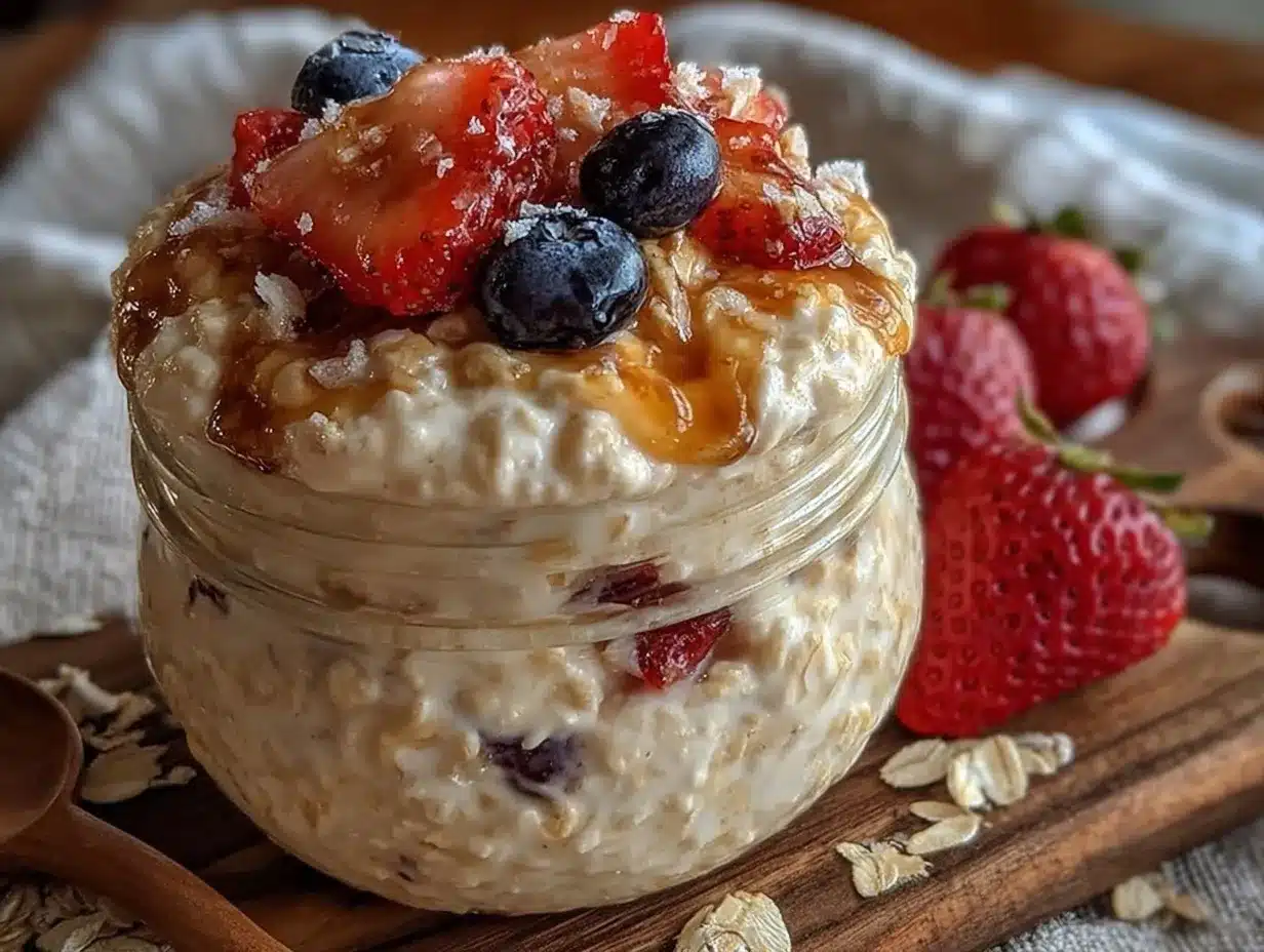 probiotic overnight oats recipe preparation steps