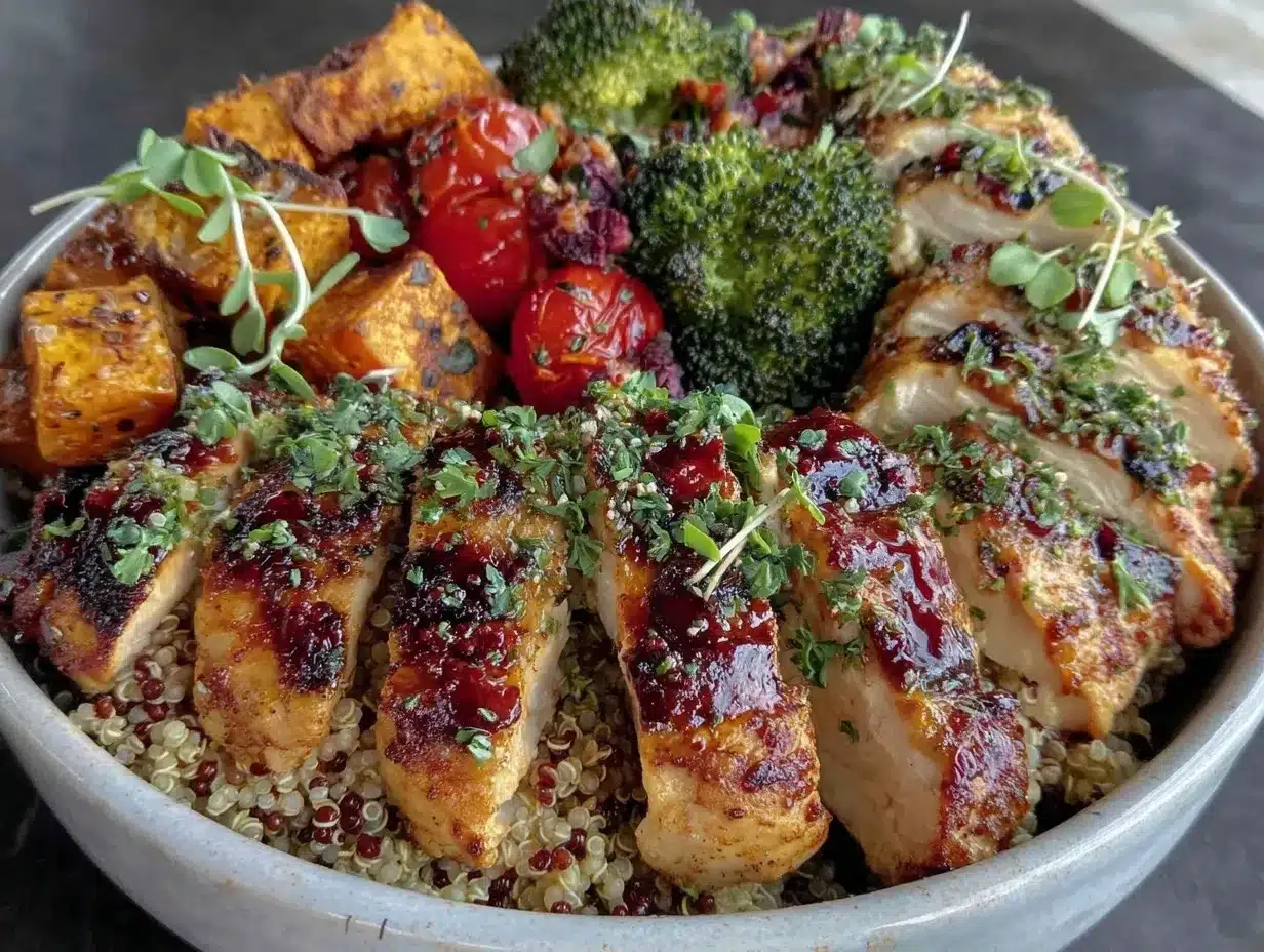 protein-packed chicken bowl preparation steps