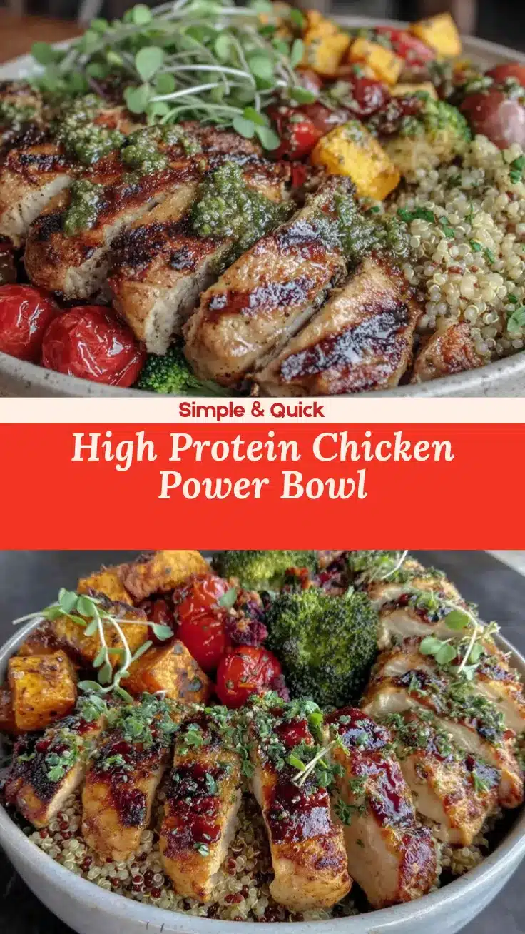 protein-packed chicken bowl recipe