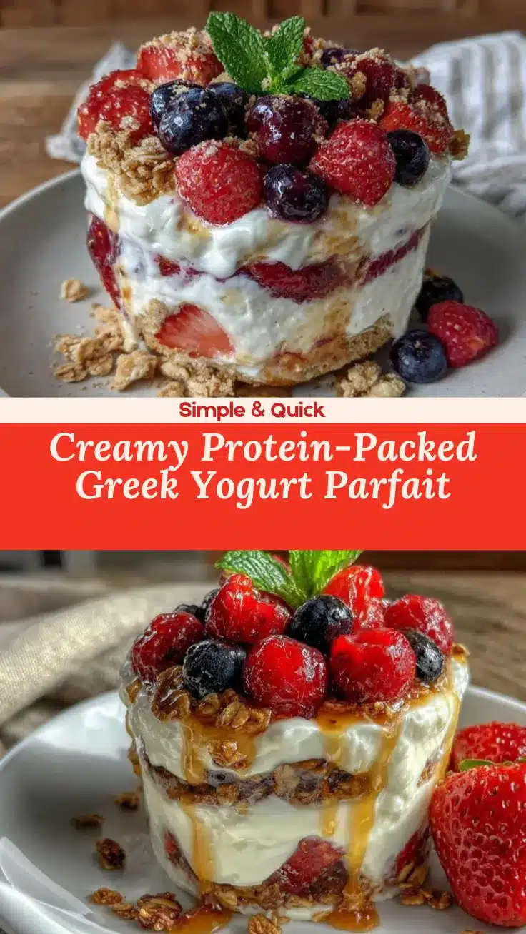 protein-packed Greek yogurt parfait recipe