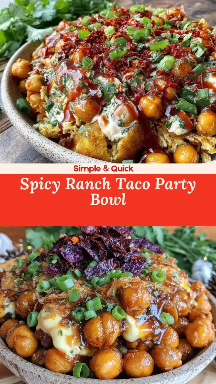 ranch taco party bowl recipe