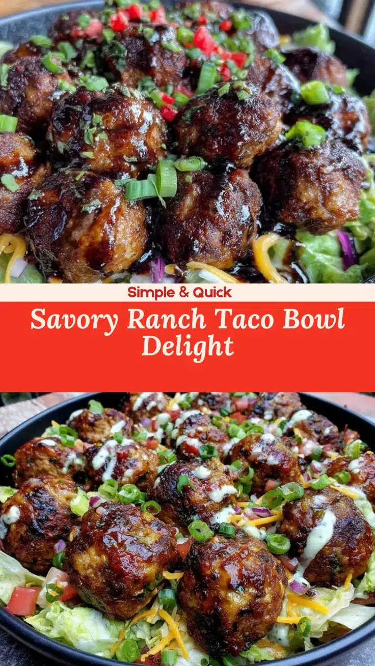 ranch taco party bowl recipe