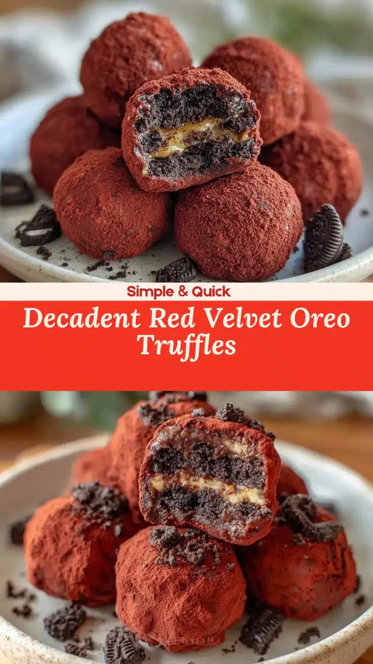 red velvet oreo truffles recipe