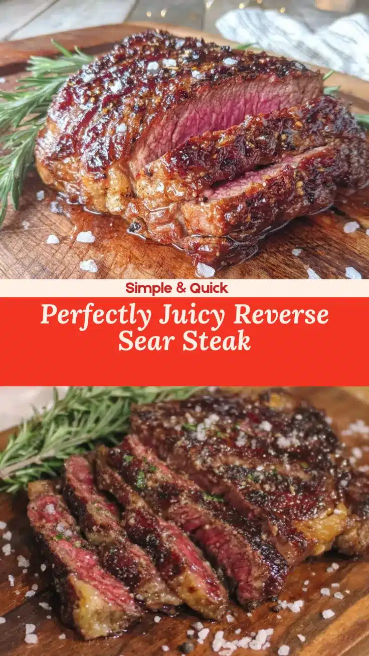 reverse sear steak method recipe