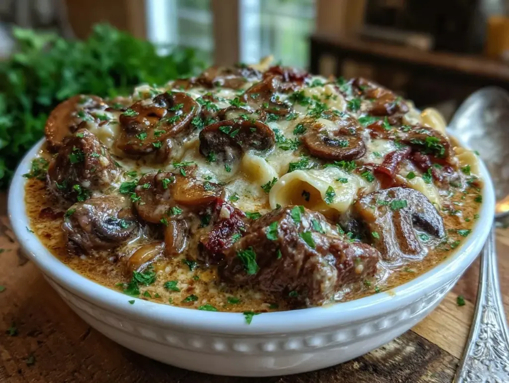 Russian beef stroganoff recipe - featured image