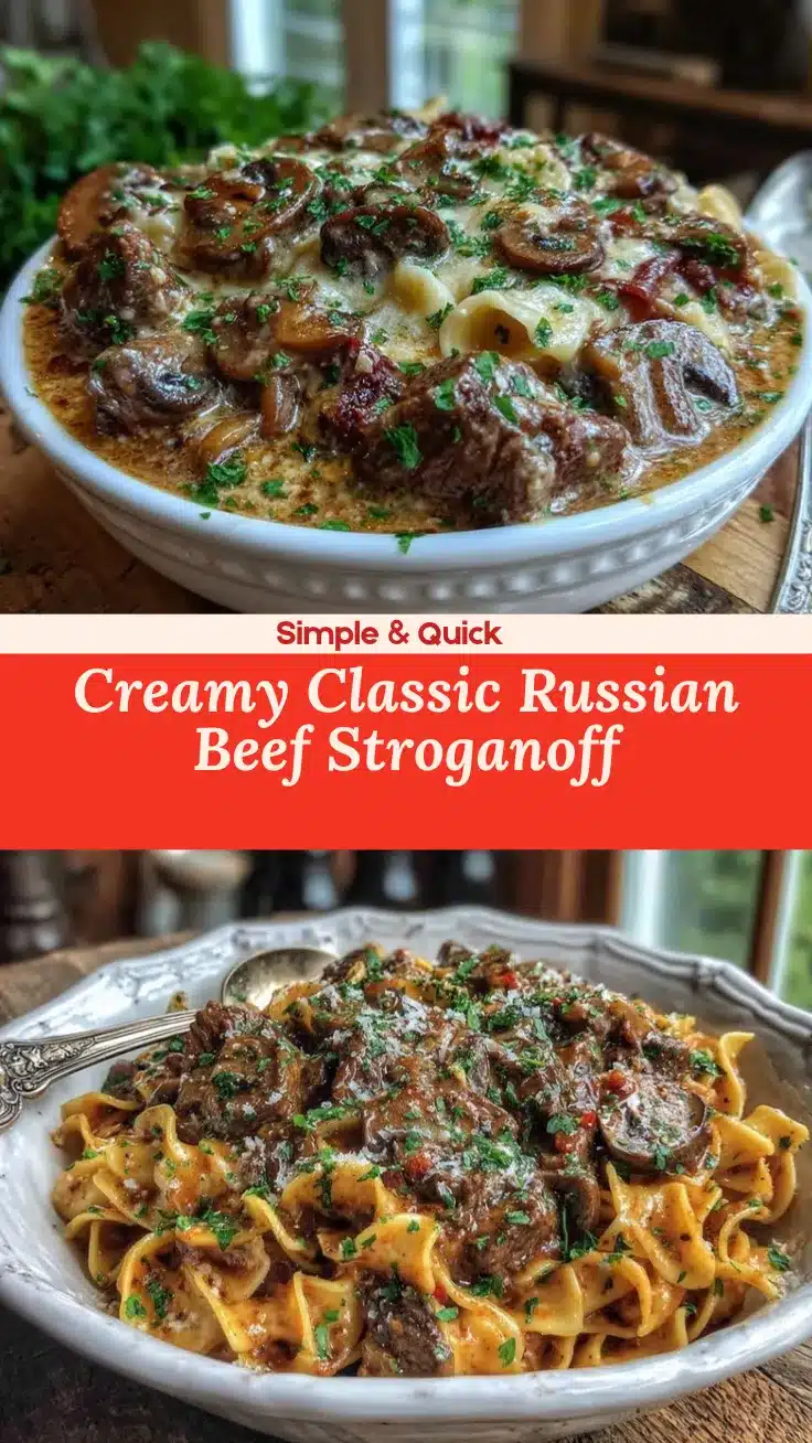 Russian beef stroganoff recipe recipe