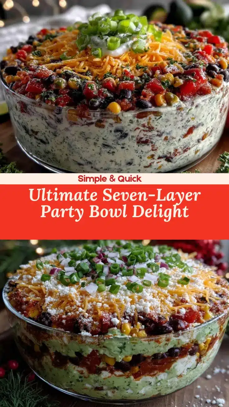 seven-layer party bowl recipe