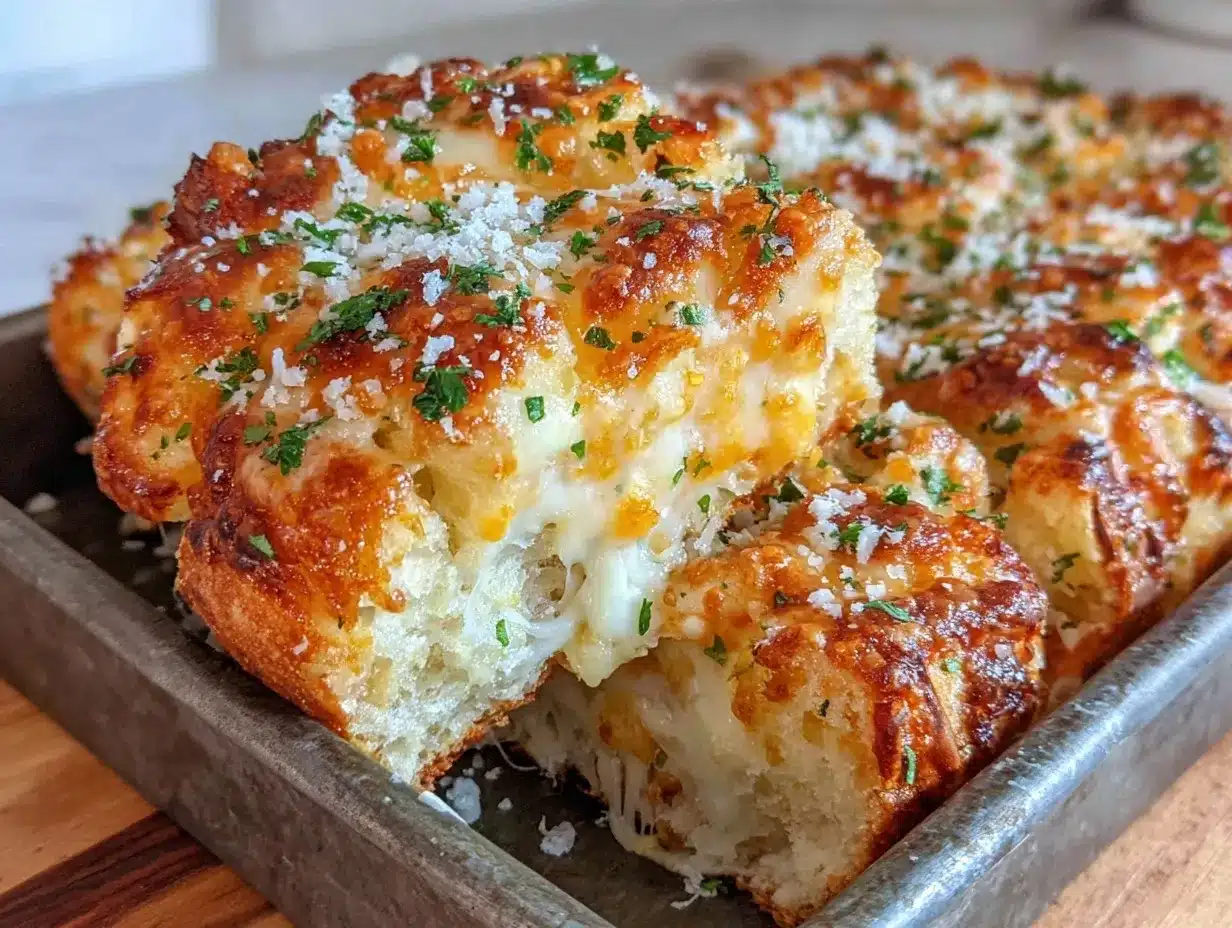 sheet pan cheesy bread sticks preparation steps