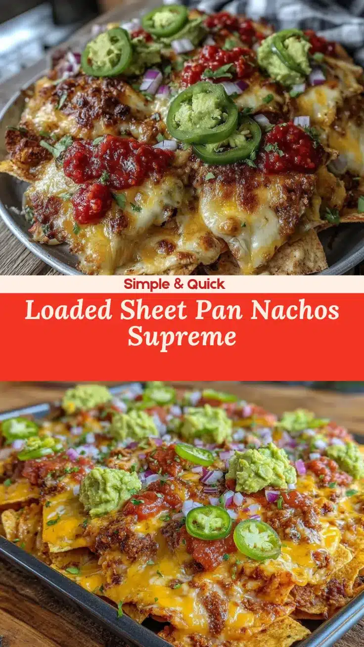 sheet pan nachos supreme recipe