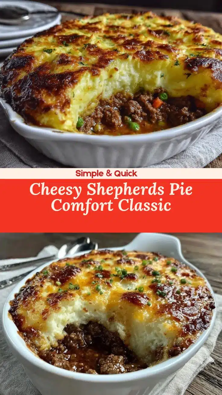 shepherds pie with cheesy mashed potatoes recipe