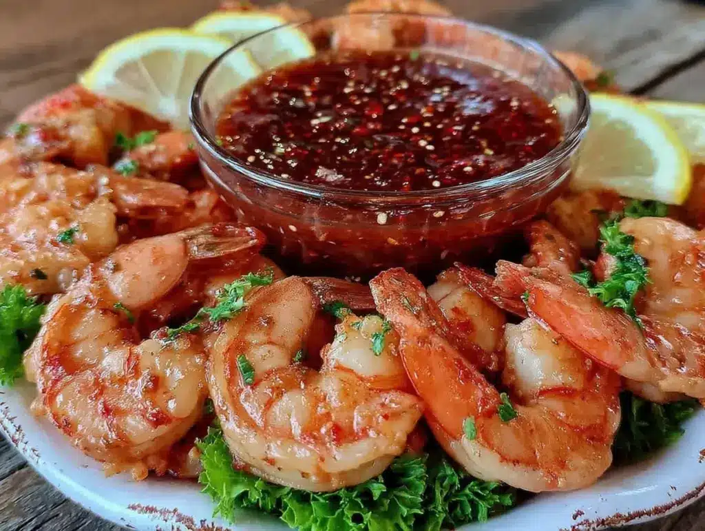 shrimp cocktail wreath - featured image