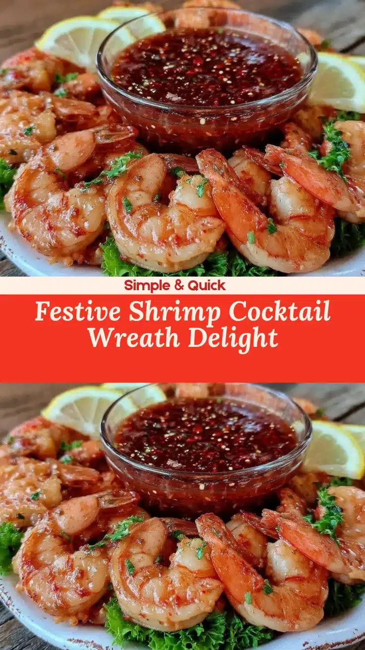 shrimp cocktail wreath recipe