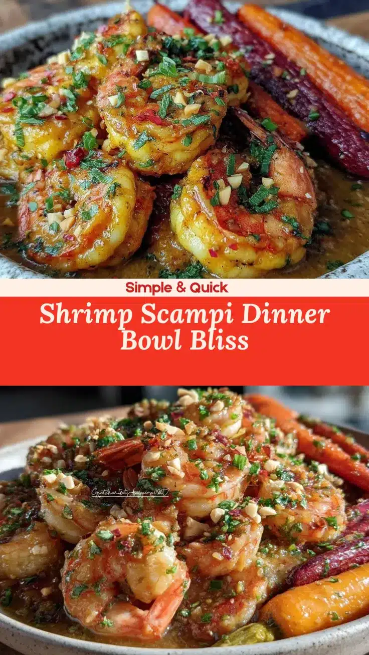 shrimp scampi dinner bowl recipe