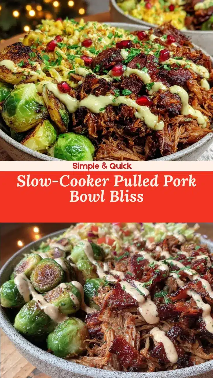 slow-cooker pulled pork bowl recipe