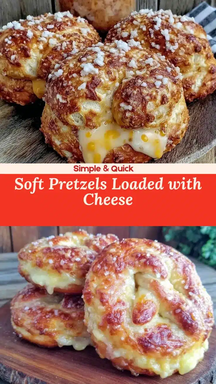 soft pretzels with cheese recipe