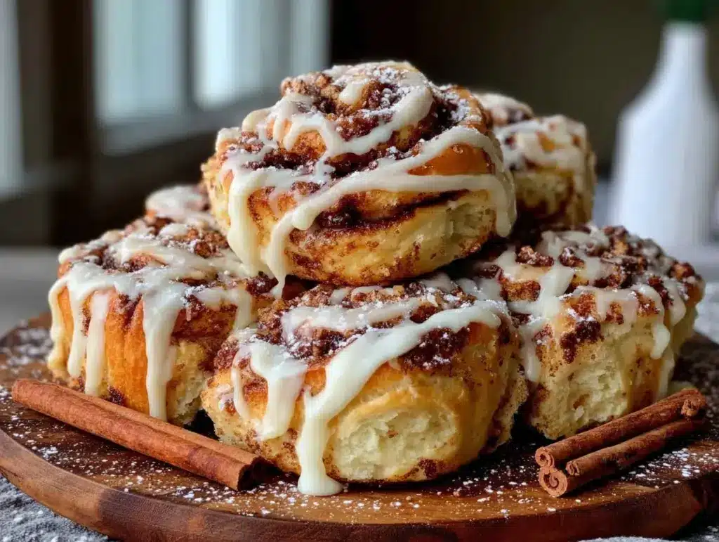 sourdough cinnamon rolls - featured image