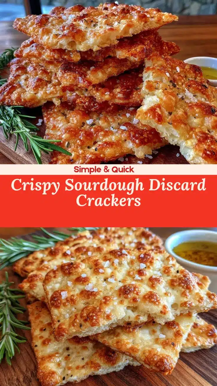 sourdough discard crackers recipe