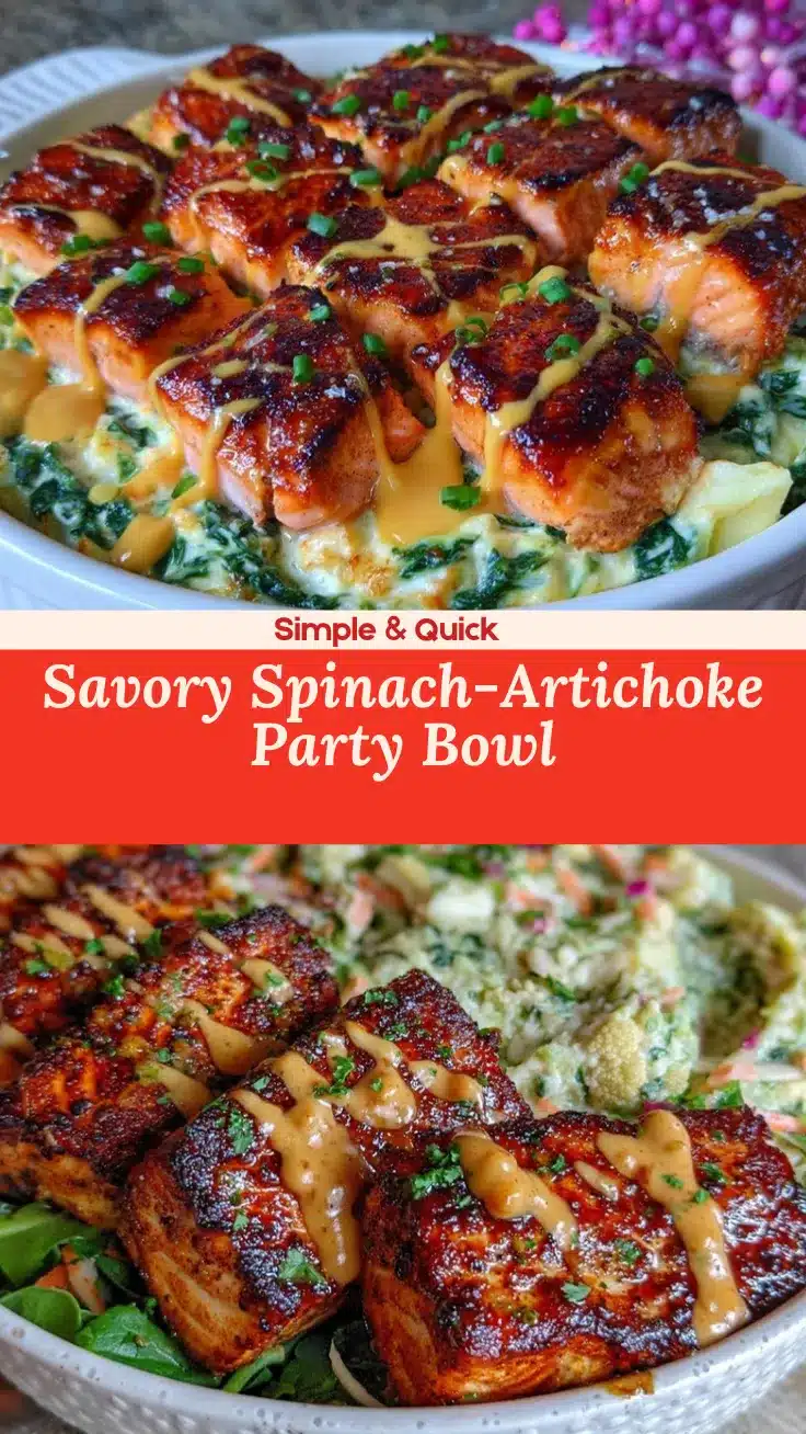 spinach-artichoke party bowl recipe