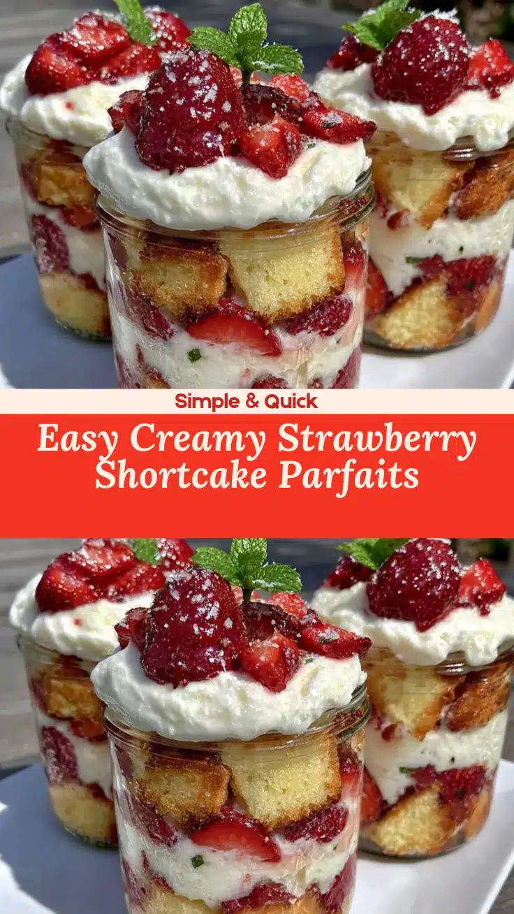 strawberry shortcake parfaits recipe recipe