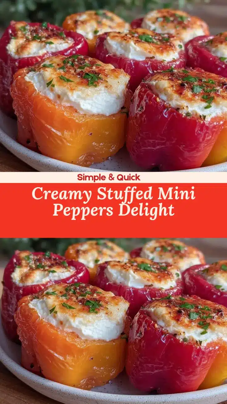 stuffed mini peppers with cream cheese recipe