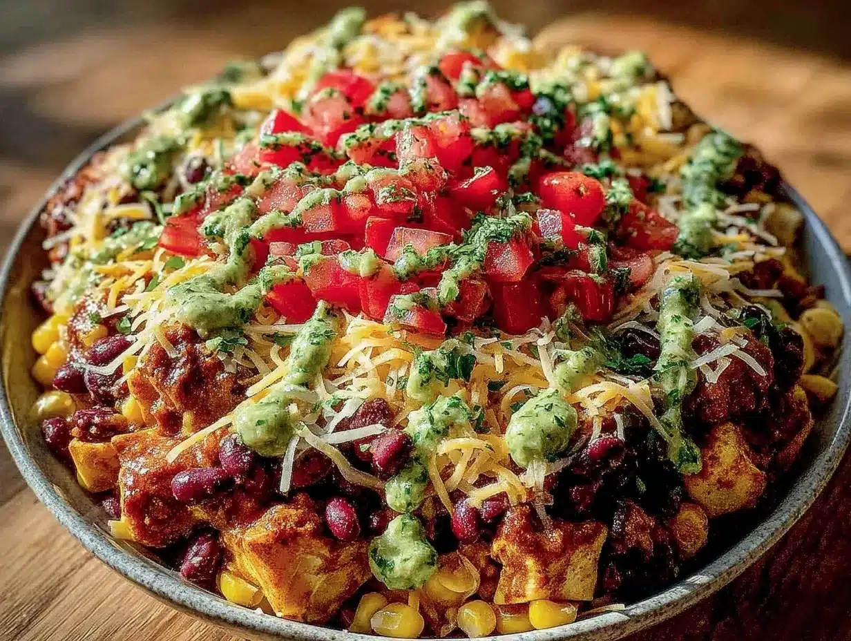super bowl seven-layer party bowl preparation steps