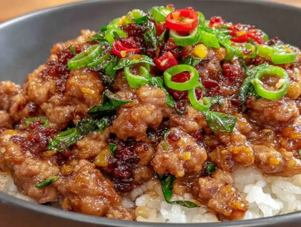 thai basil chicken stir-fry - featured image
