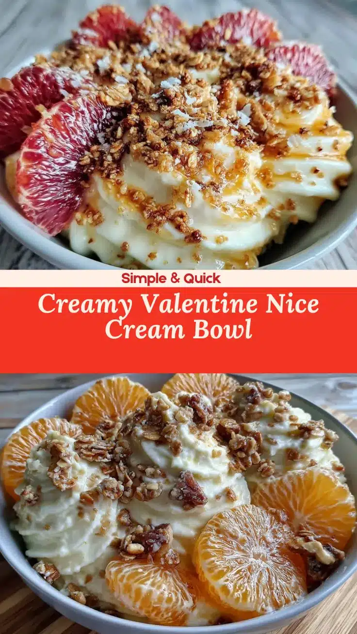 valentine dinner nice cream bowl recipe