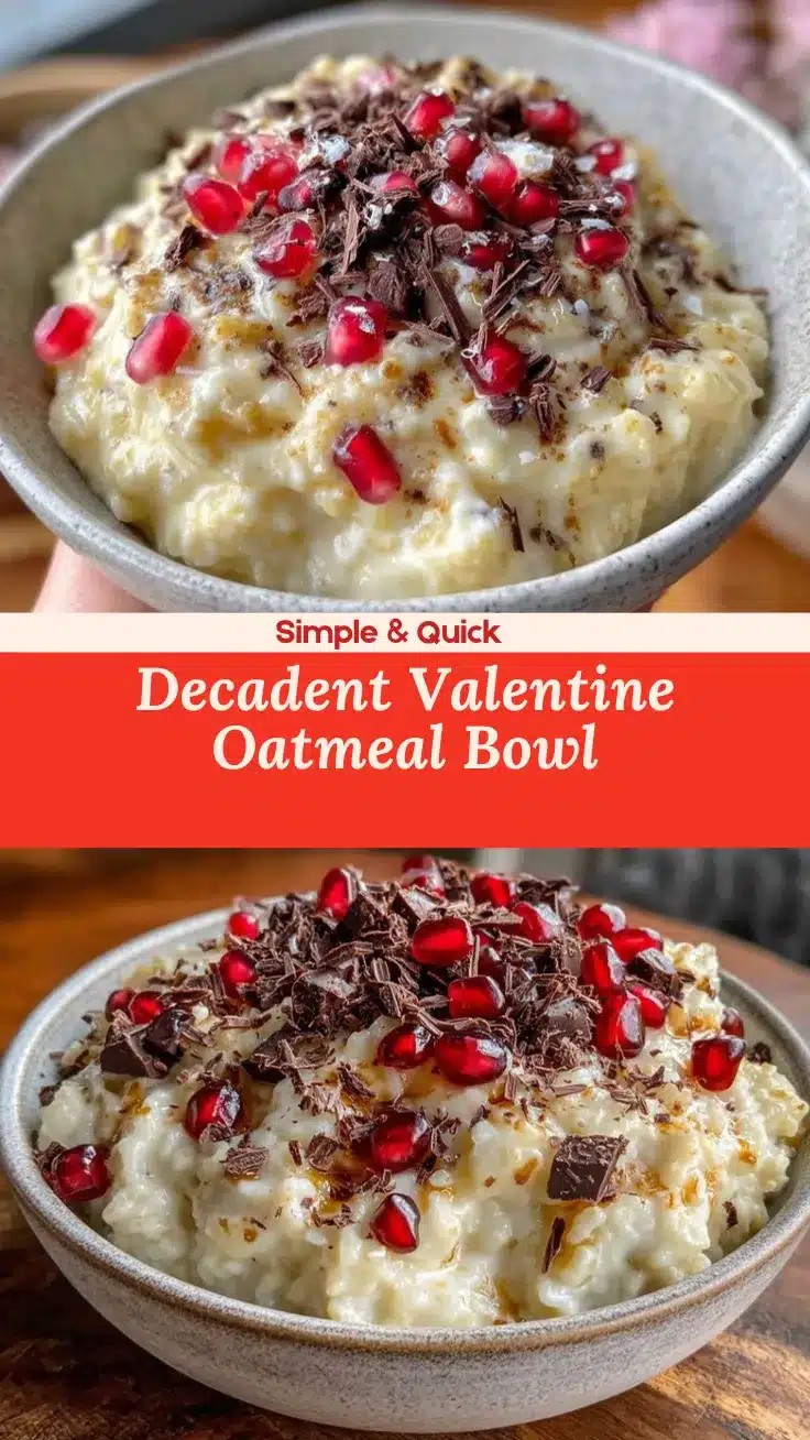 valentine dinner oatmeal bowl recipe
