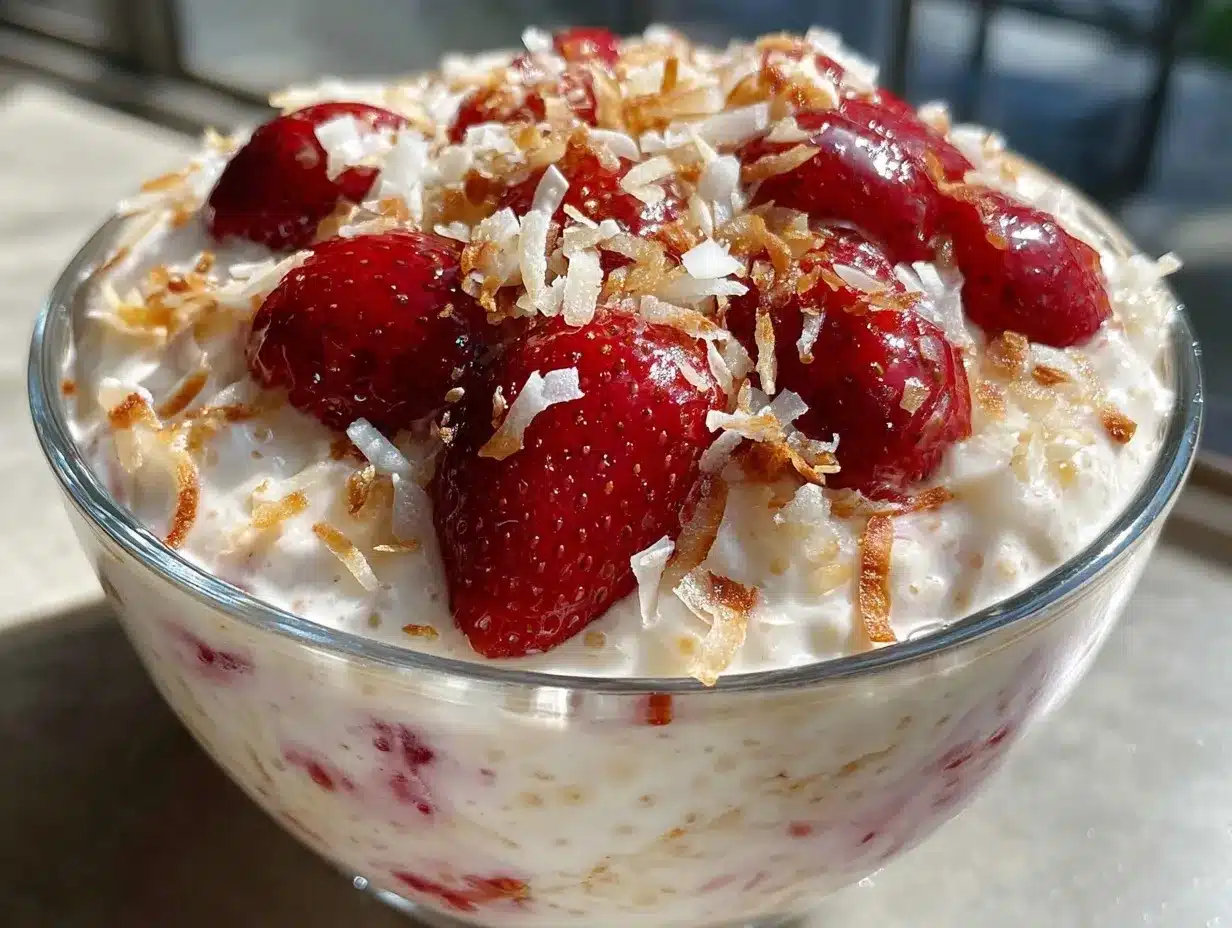 valentines chia pudding bowl preparation steps