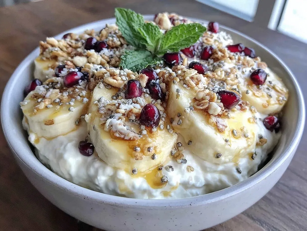 valentines cottage cheese bowl preparation steps