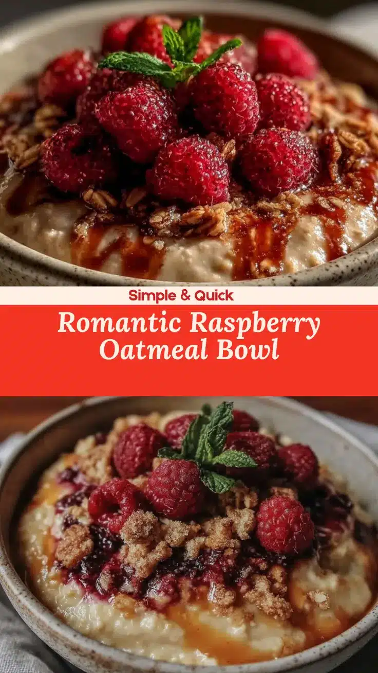 valentines raspberry oatmeal bowl recipe