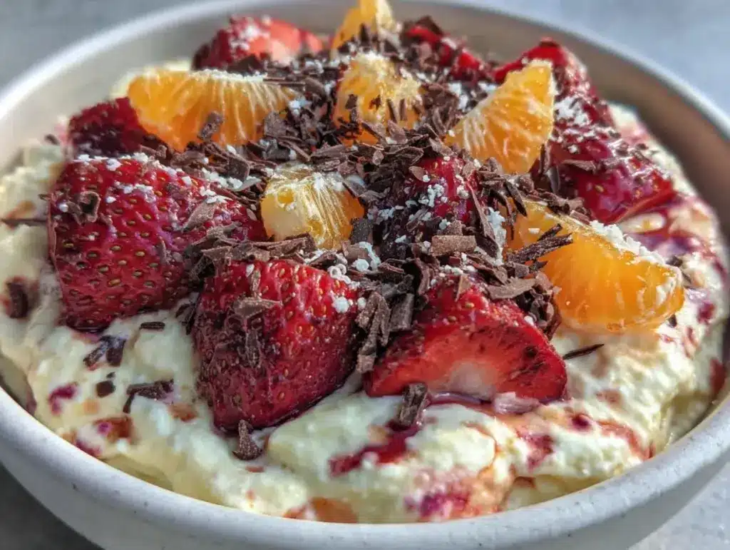 Valentines Strawberries Greek Yogurt Bowl - featured image