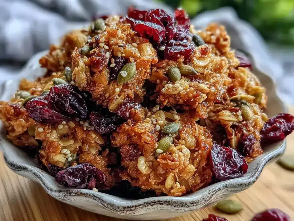 wholesome nut-free granola with seeds - featured image